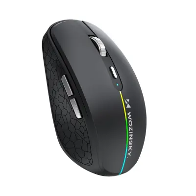 BREZŽIČNA MIŠKA WOZINSKY WMGK-1132 RGB OSVETLJENA ZA PRENOSNIK