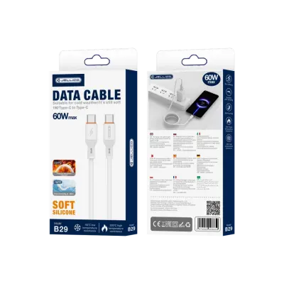 JELLICO USB-C KABEL ZA MACBOOK IPHONE PD 60W 1M HITRO POLNJENJE
