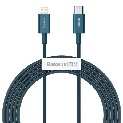 BASEUS KABEL USB-C NA LIGHTNING 20W ZA IPHONE 12 13 14 2M FAST