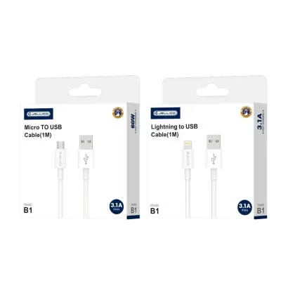 JELLICO MICRO USB KABEL ZA TELEFON PAMETNI TELEFON 3.1A 1M VZDRŽLJIV