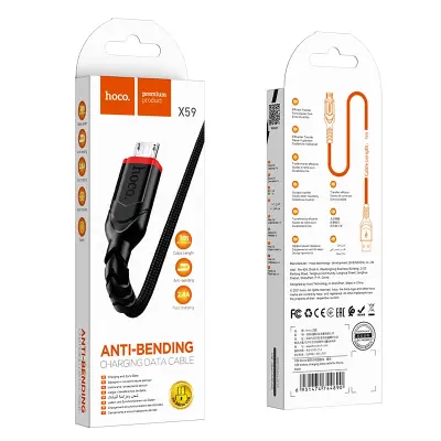 HOCO X59 MICRO USB 3.1A KABEL ZA PAMETNE TELEFONE 1M ZA HITRO POLNJENJE
