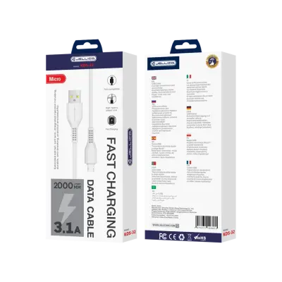 JELLICO MICRO USB KABEL 3.1A 2M ZA ANDROID TELEFONE S HITRIM POLNJENJEM