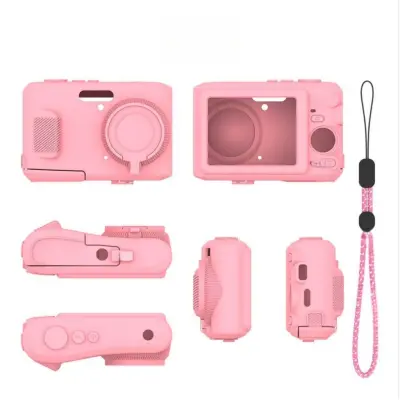 Silikonski zaščitni ovitek za Kodak PIXPRO FZ45 – proti prahu Pink