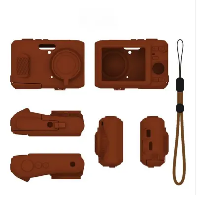 Silikonski zaščitni ovitek za Kodak PIXPRO FZ45 – proti prahu Brown