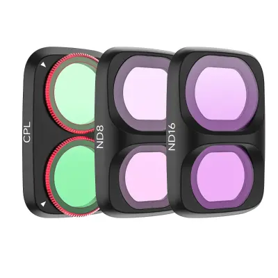 Komplet 3 filtrov za Pocket 4P – CPL, ND8, ND16, Schott steklo