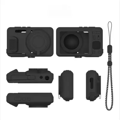 Silikonski zaščitni ovoj za Kodak PIXPRO FZ55, proti udarcem in prahu Black