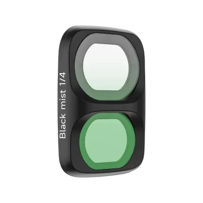 Pocket 4P 1/4 črni mehki filter s Schott optičnim steklom