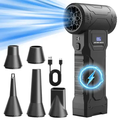 Prenosni mini puhalnik za prah – 110000RPM, 4-stopenjski, 4000mAh