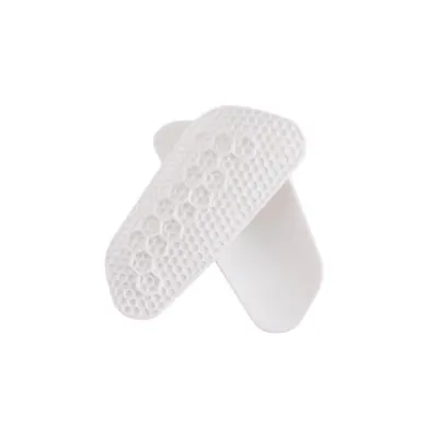 Silikonski ščitniki za golen 2 kosa – ergonomski in blažijo udarce White