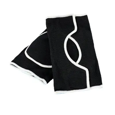Smučarske ščitnike za kolena, zaščitna oprema proti padcem za šport na prostem Black