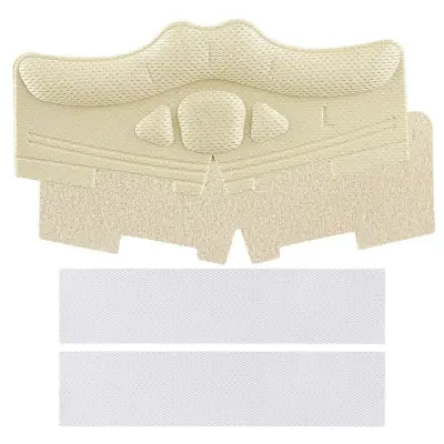 Nelepljivi vložki za peto L (2 para) - mrežna tkanina in pena Beige