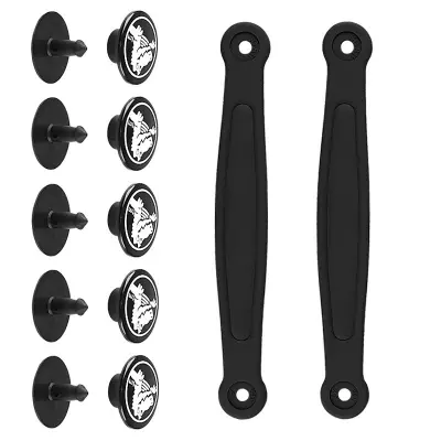 Črni PVC trakovi za pete za cokle - proti drsenju Black 38