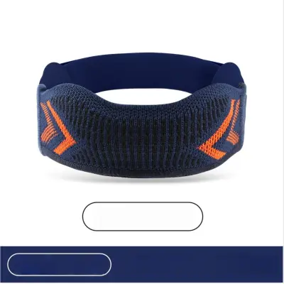 Kompresijski trak za pogačico s silikonsko blažilno blazino nastavljiv NavyBlue