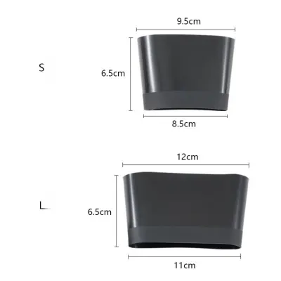 Protizdrsni trakovi za ščitnike, 2 kosa — elastičen silikon Transparent