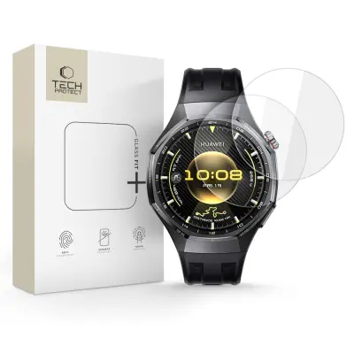 TECH-PROTECT KALJENO STEKLO GLASS FIT+ 2-PAKET ZA HUAWEI WATCH GT 6 PRO 46