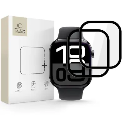 TECH-PROTECT HIBRIDNO STEKLO FLEX+ ZA APPLE WATCH 10 46 MM POLNO