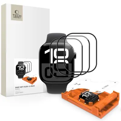 TECH-PROTECT HIBRIDNO STEKLO EASY SET FLEX+ ZA APPLE WATCH 10 11 42 MM 3