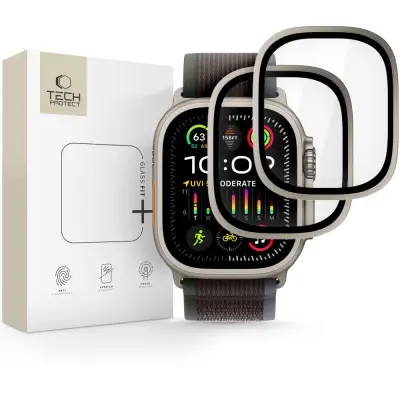 TECH-PROTECT KALJENI STEKLENI OBROČKI, PAKIRANJE 2 KOSOV ZA APPLE WATCH ULTRA