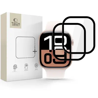 TECH-PROTECT HIBRIDNO STEKLO GLASS FLEX+ PAKET 2 KOSOV ZA APPLE WATCH 10 42 MM