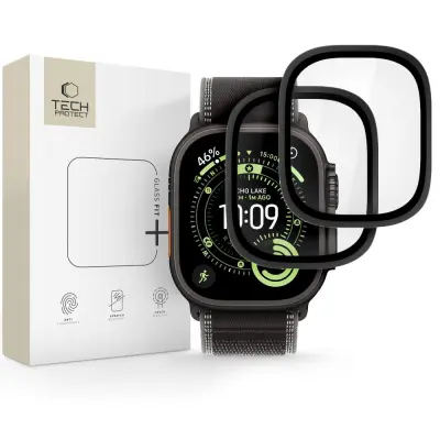 KALJENO STEKLO TECH-PROTECT ZA APPLE WATCH ULTRA 1 2 3 49 MM, PAKIRANJE PO 2 KOSA