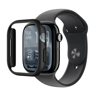 OVITEK AMAZINGTHING ZA APPLE WATCH SERIE 11 42 MM ZAŠČITNI MINIMAL ČRNEGA OBLIŽJA