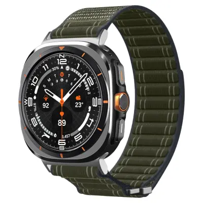 SPIGEN WBF0 PASČEK ZA SAMSUNG GALAXY WATCH ULTRA 2024 2025 47MM ZELEN PASČEK