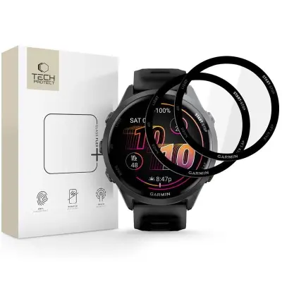 TECH-PROTECT HIBRIDNO STEKLO FLEX+ 2-KOMPLET ZA GARMIN FORERUNNER 970
