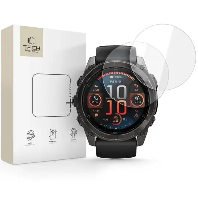 TECH-PROTECT KALJENO STEKLO GLASS FIT+ 2-KOMPLET ZA GARMIN FENIX 8 51 MM