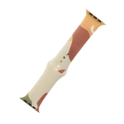 HURTEL PAŠEK ZA APPLE WATCH ULTRA 9 8 7 6 SE 5 4 3 2 SILIKONSKI CAMO