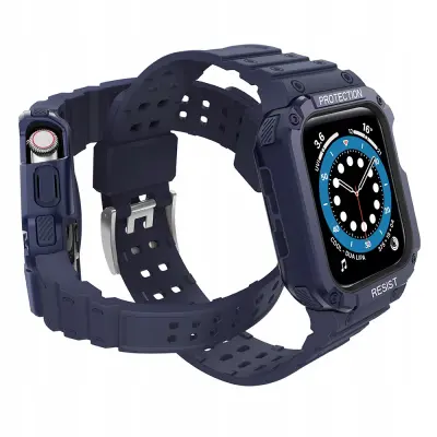 HURTEL PROTECT TRAK ZA PAŠEK Z ETUIJOM ZA APPLE WATCH 7 6 5 4 3 2 SE 45 44