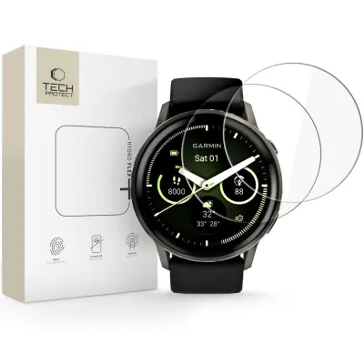 TECH-PROTECT HIDROGELOVA FOLIJA ZA GARMIN VENU 4 45 MM, 2 ZAŠČITNI PROZORNI