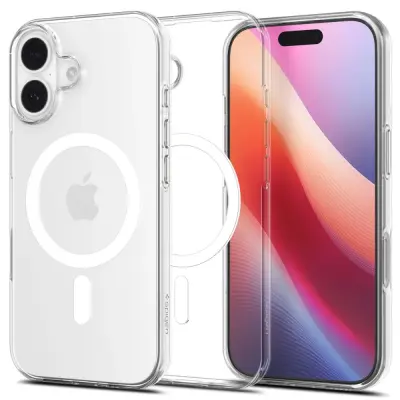 SPIGEN OVITEK S TEKOČIMI KRISTALI MAGSAFE ZA IPHONE 17 PROZORNA ZAŠČITA