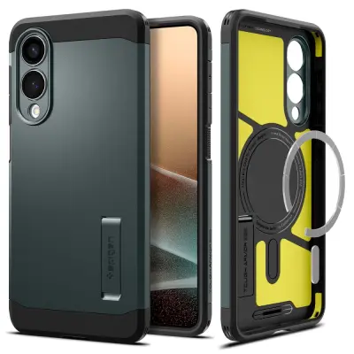 OVITEK SPIGEN TOUGH ARMOR MAGSAFE ZA SAMSUNG GALAXY S25 Z ZAŠČITO ROBOV