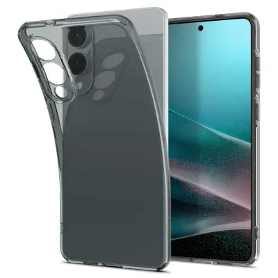 OVITEK S TEKOČIMI KRISTALI SPIGEN ZA SAMSUNG GALAXY S25 EDGE, PROZOREN