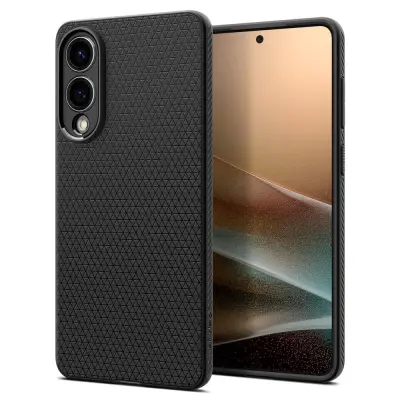 OVITEK SPIGEN LIQUID AIR ZA SAMSUNG GALAXY S25, KI ZAGOTAVLJA ZAŠČITO ROBOV.
