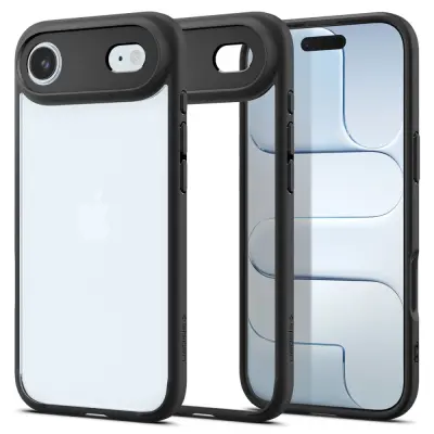 SPIGEN ULTRA HYBRID OVITEK ZA IPHONE 17 AIR Z ZAŠČITO TELEFONA Z MAT POVRŠINO