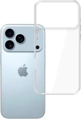 3MK PROZOREN OVITEK ZA APPLE IPHONE 17 PRO MAX ZAŠČITNI OVITEK S PROZORNOSTJO