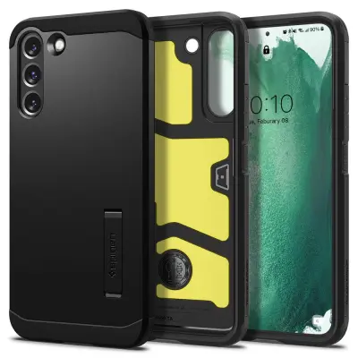 OVITEK SPIGEN TOUGH ARMOR ZA GALAXY S22+ S POPOLNO ZAŠČITO ZADNJEGA DELA IN STRANI