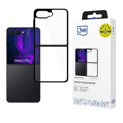 3MK SATENAST OKLEPNI OVITEK + OVITEK ZA SAMSUNG GALAXY Z FLIP 7 ZAŠČITNI OVITEK ZA TELEFON