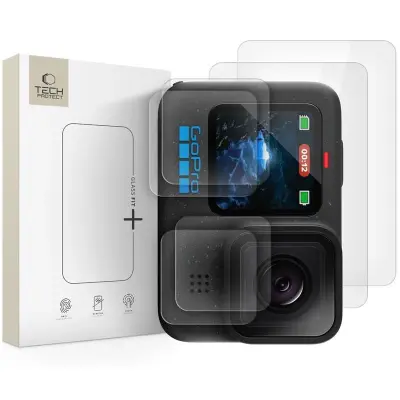 TECH-PROTECT KALJENO STEKLO GLASS FIT+ 2-PAKET ZA GOPRO HERO 9 10 11 12