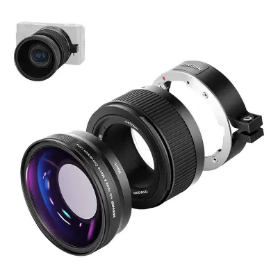 ŠIROKOKOTNI OBJEKTIV NEEWER ZA SONY ZV1 VISOKOKAKOVNI FILTER OBJEKTIVA