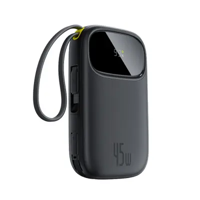 BASEUS POWERBANK 10000MAH 45W Z USB-C LIGHTNING KABLOM ZA TELEFONE DO 45W