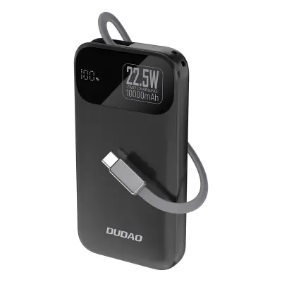 DUDAO POWERBANK K31 10000MAH 22,5W PD NA LIGHTNING USB-C Z VGRAJENIM