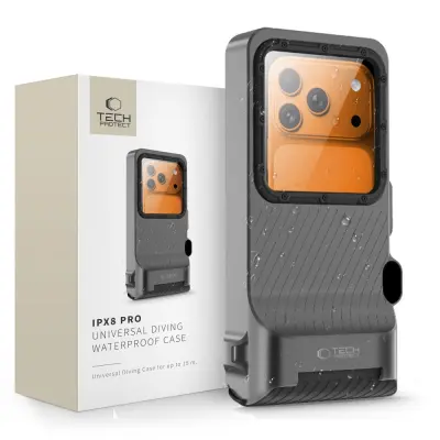 VODOTESNI OVITEK TECH-PROTECT IPX8 PRO ZA TELEFONE, UNIVERZALNO POTOPLJEN