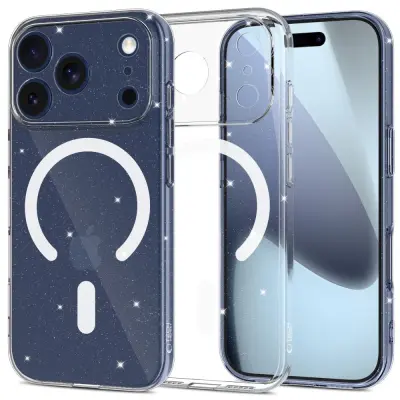OVITEK TECH-PROTECT FLEXAIR MAGSAFE ZA IPHONE 17 PRO MAX Z BLEŠČICAMI