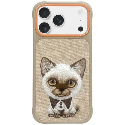 OVITEK ZA MAČKO NIMMY BIG EYED PET 2.0 ZA IPHONE 17 Z ZAŠČITNIM OVITKOM