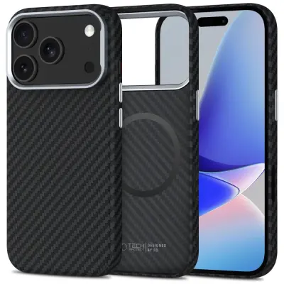 OVITEK TECH-PROTECT ION CARBON MAGSAFE ZA IPHONE 17 PRO MAX VISOKA ZAŠČITA