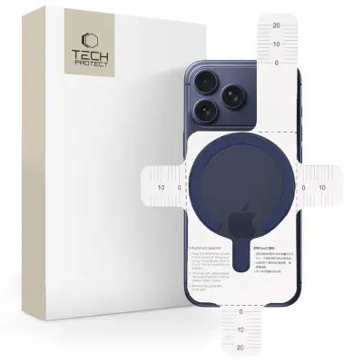 TECH-PROTECT MAGNETNI OBROČKI - PAKIRANJE 2 KOSOV ZA MAGSAFE TEMNO MODRE TEHNIKE IPHONE 12