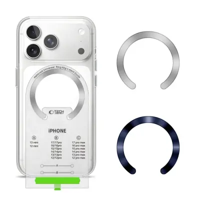 MAGNETNI OBROČ TECH-PROTECT ZA MAGSAFE 2-PAKETNI IPHONE, TEMNO MODRO-SREBRN