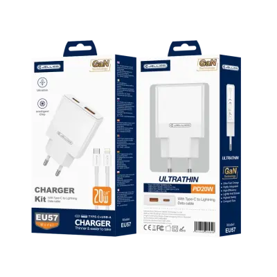 JELLICO STENSKI POLNILEC ZA APPLE IPHONE USB-C QC3 PD 20W MI